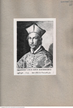 Vorderseite von  [http://creativecommons.org/publicdomain/mark/1.0/] Kardinal Francesco Barberini - , bh074941. Foto.