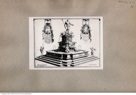 Vorderseite von  [http://creativecommons.org/publicdomain/mark/1.0/] Giovanni da Bolognas Brunnen, Bologna - , bh074988. Foto.