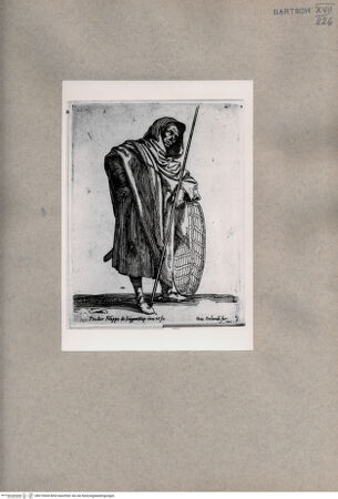 Vorderseite von  [http://creativecommons.org/publicdomain/mark/1.0/] Der Soldat - , bh075004. Foto.