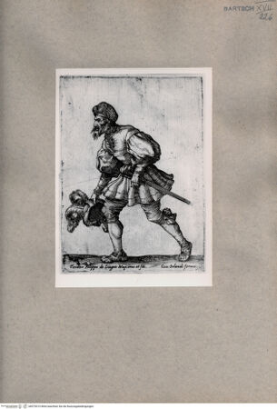 Vorderseite von  [http://creativecommons.org/publicdomain/mark/1.0/] Der Soldat - , bh075010. Foto.