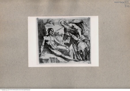 Vorderseite von  [http://creativecommons.org/publicdomain/mark/1.0/] Erschaffung Adams - , bh075016. Foto.