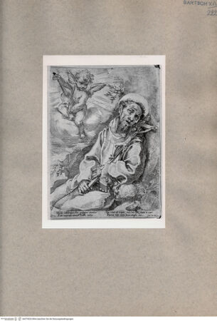 Vorderseite von  [http://creativecommons.org/publicdomain/mark/1.0/] Heiliger Franziskus von Assisi - , bh075020. Foto.