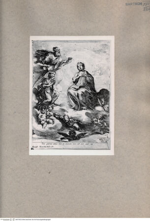 Vorderseite von  [http://creativecommons.org/publicdomain/mark/1.0/] Gott wählt Maria als Mutter seines Sohnes - , bh075023. Foto.