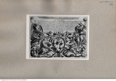 Vorderseite von  [http://creativecommons.org/publicdomain/mark/1.0/] Das Wappen Cosimos II., Illustration Titelblatt - , bh075045. Foto.