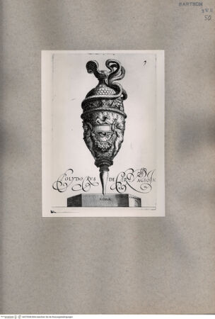 Vorderseite von  [http://creativecommons.org/publicdomain/mark/1.0/] Die Vase - , bh075048. Foto.