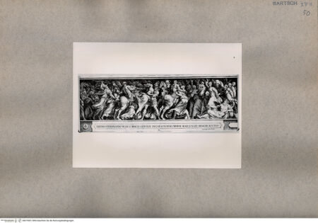 Vorderseite von  [http://creativecommons.org/publicdomain/mark/1.0/] Fries: Der Raub der Sabinerinnen - , bh075061. Foto.