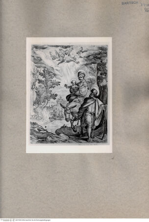 Vorderseite von  [http://creativecommons.org/publicdomain/mark/1.0/] Flucht nach Ägypten - , bh075063. Foto.