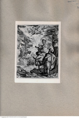 Vorderseite von  [http://creativecommons.org/publicdomain/mark/1.0/] Flucht nach Ägypten - , bh075068. Foto.