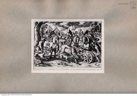 Vorderseite von  [http://creativecommons.org/publicdomain/mark/1.0/] Jagd - , bh075089. Foto.