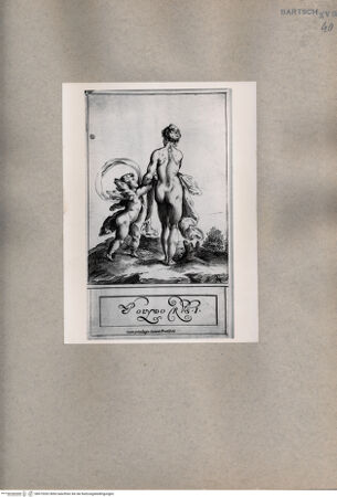 Vorderseite von  [http://creativecommons.org/publicdomain/mark/1.0/] Venus und Amor - , bh075262. Foto.