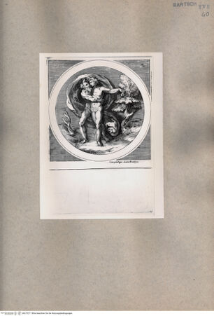 Vorderseite von  [http://creativecommons.org/publicdomain/mark/1.0/] Jupiter und Ganimed - , bh075271. Foto.