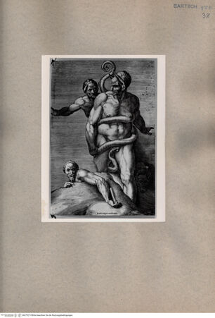 Vorderseite von  [http://creativecommons.org/publicdomain/mark/1.0/] Jüngstes Gericht, Detail - , bh075274. Foto.