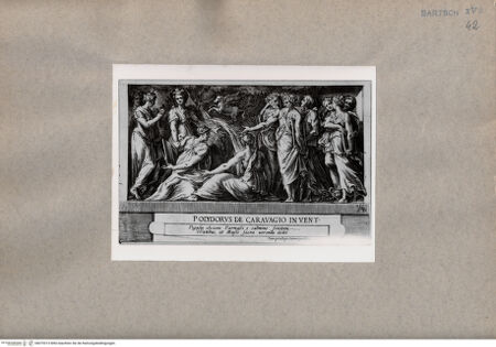 Vorderseite von  [http://creativecommons.org/publicdomain/mark/1.0/] Pegasus auf dem Parnass - , bh075313. Foto.