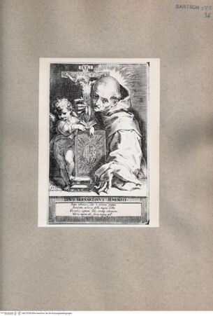 Vorderseite von  [http://creativecommons.org/publicdomain/mark/1.0/] Heiliger Bernhard - , bh075338. Foto.