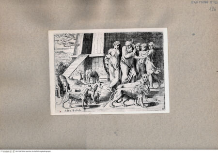 Vorderseite von  [http://creativecommons.org/publicdomain/mark/1.0/] Noah verlässt die Arche - , bh075347. Foto.