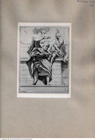 Vorderseite von  [http://creativecommons.org/publicdomain/mark/1.0/] Prophet und zwei Engel - , bh075368. Foto.