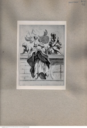 Vorderseite von  [http://creativecommons.org/publicdomain/mark/1.0/] Prophet und zwei Engel - , bh075378. Foto.