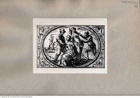 Vorderseite von  [http://creativecommons.org/publicdomain/mark/1.0/] Martyrium der heiligen Licidia und heiligen Margherita - , bh076298. Foto.