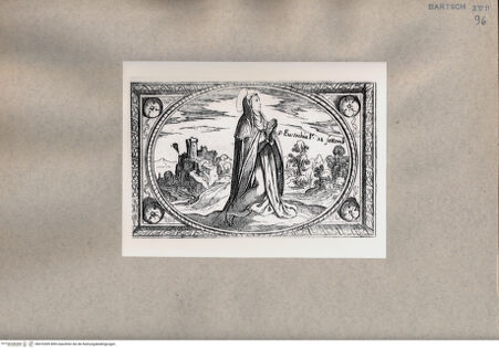 Vorderseite von  [http://creativecommons.org/publicdomain/mark/1.0/] Heilige Eustochia - , bh076309. Foto.