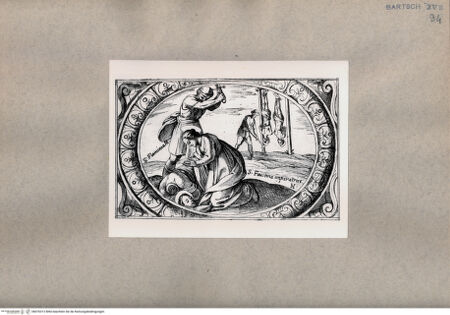 Vorderseite von  [http://creativecommons.org/publicdomain/mark/1.0/] Martyrium der heiligen Flaminia und heiligen Faustina - , bh076312. Foto.