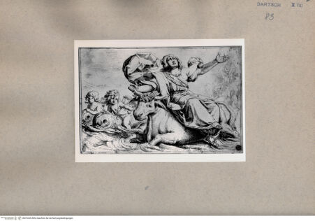 Vorderseite von  [http://creativecommons.org/publicdomain/mark/1.0/] Der Raub Europas - , bh076336. Foto.