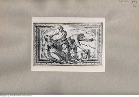 Vorderseite von  [http://creativecommons.org/publicdomain/mark/1.0/] Martyrium der heiligen Degna und heiligen Merita - , bh076348. Foto.