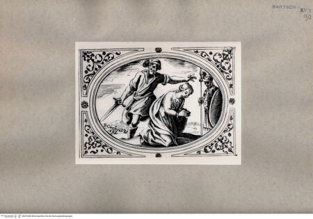 Vorderseite von  [http://creativecommons.org/publicdomain/mark/1.0/] Martyrium der heiligen Cynthia - , bh076368. Foto.