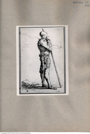 Vorderseite von  [http://creativecommons.org/publicdomain/mark/1.0/] Soldat - , bh076382. Foto.