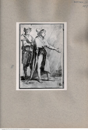 Vorderseite von  [http://creativecommons.org/publicdomain/mark/1.0/] Zwei Männer - , bh076424. Foto.