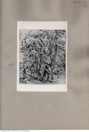 Vorderseite von  [http://creativecommons.org/publicdomain/mark/1.0/] Madonna und Putten - , bh076452. Foto.