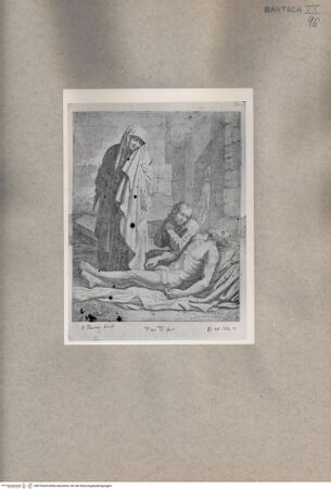 Vorderseite von  [http://creativecommons.org/publicdomain/mark/1.0/] Die Beweinung Christi - , bh076454. Foto.