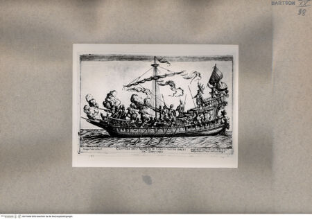 Vorderseite von  [http://creativecommons.org/publicdomain/mark/1.0/] Die Führung von Colcos Flotte - , bh076468. Foto.