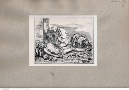 Vorderseite von  [http://creativecommons.org/publicdomain/mark/1.0/] Die Beweinung Christi - , bh076478. Foto.