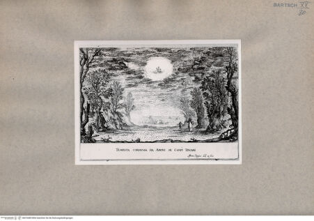 Vorderseite von  [http://creativecommons.org/publicdomain/mark/1.0/] (Venus, Amor und Neptun) Ein Wald öffnet sich zum Meer - , bh076485. Foto.