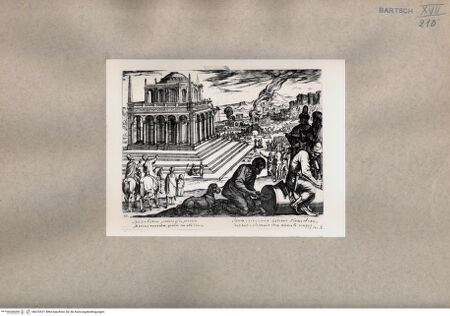 Vorderseite von  [http://creativecommons.org/publicdomain/mark/1.0/] Das Weltwunder: Das Grab des Maussolos - , bh076521. Foto.