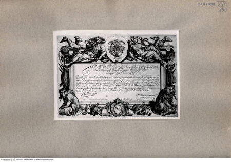 Vorderseite von  [http://creativecommons.org/publicdomain/mark/1.0/] Das Frontispiz - , bh076528. Foto.