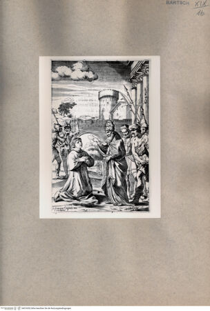 Vorderseite von  [http://creativecommons.org/publicdomain/mark/1.0/] Heiliger Lorenz und Papst Sixtus _ - , bh076552. Foto.