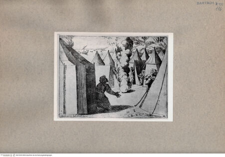 Vorderseite von  [http://creativecommons.org/publicdomain/mark/1.0/] Gott erscheint Moses in Form einer Wolkensäule - , bh076555. Foto.