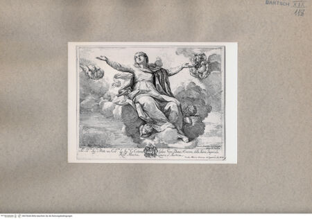 Vorderseite von  [http://creativecommons.org/publicdomain/mark/1.0/] Madonna mit Engeln - , bh076644. Foto.