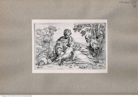 Vorderseite von  [http://creativecommons.org/publicdomain/mark/1.0/] Ruhe auf der Flucht - , bh076680. Foto.