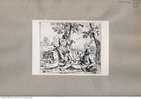 Vorderseite von  [http://creativecommons.org/publicdomain/mark/1.0/] Merkur und Argus - , bh076715. Foto.