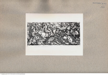 Vorderseite von  [http://creativecommons.org/publicdomain/mark/1.0/] Schlachtszene - , bh076729. Foto.