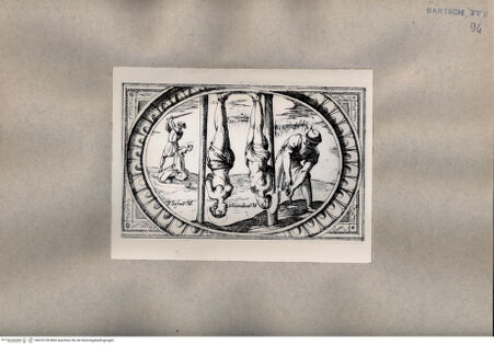 Vorderseite von  [http://creativecommons.org/publicdomain/mark/1.0/] Martyrium der heiligen Sophia und der heiligen Secondina - , bh076738. Foto.