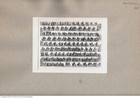 Vorderseite von  [http://creativecommons.org/publicdomain/mark/1.0/] Reiterumzug - , bh076750. Foto.