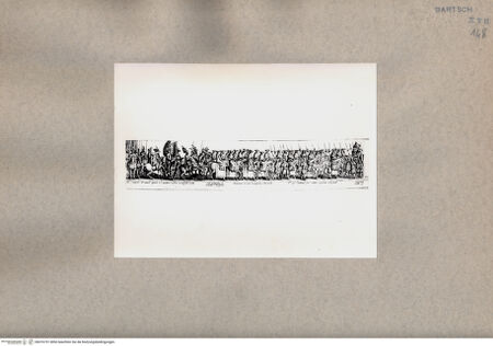 Vorderseite von  [http://creativecommons.org/publicdomain/mark/1.0/] Reiterumzug, Detail - , bh076751. Foto.