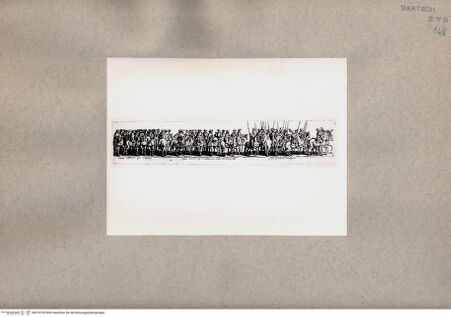 Vorderseite von  [http://creativecommons.org/publicdomain/mark/1.0/] Reiterumzug, Detail - , bh076755. Foto.