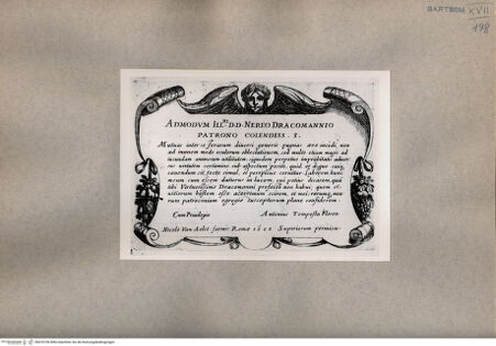 Vorderseite von  [http://creativecommons.org/publicdomain/mark/1.0/] Das Frontispiz - , bh076756. Foto.