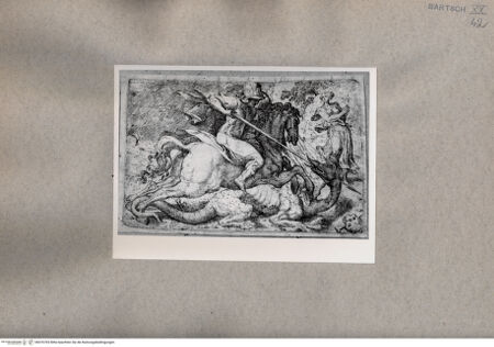 Vorderseite von  [http://creativecommons.org/publicdomain/mark/1.0/] Heiliger Georg - , bh076765. Foto.