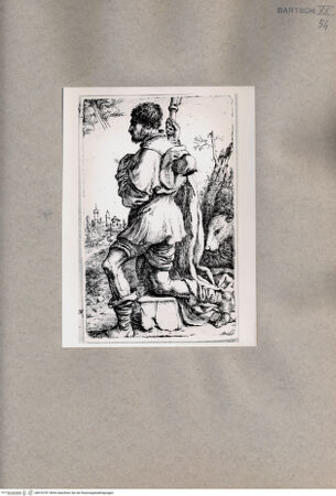 Vorderseite von  [http://creativecommons.org/publicdomain/mark/1.0/] Heiliger Rochus - , bh076787. Foto.