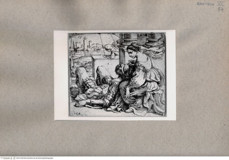 Vorderseite von  [http://creativecommons.org/publicdomain/mark/1.0/] Samson und Delila - , bh076788. Foto.